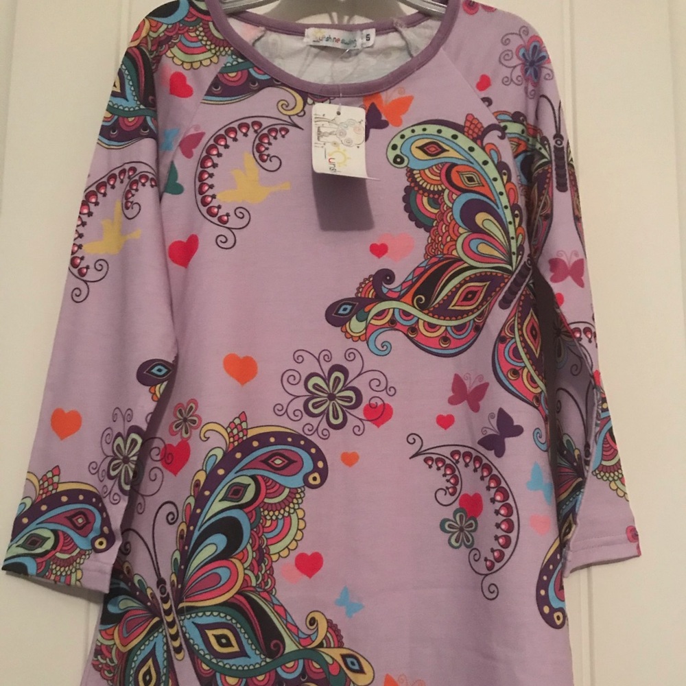 NWT beautiful butterfly dress